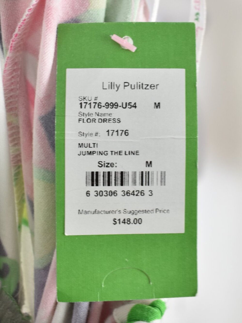 Lilly Pulitzer Jumping The Line Flor Dress NEW - M - Picture 11 of 11